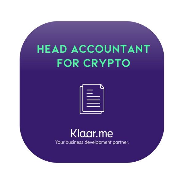 Head accountant consultation for crypto
