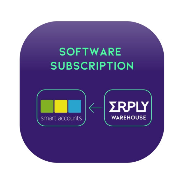 Erply warehouse x SmartAccounts monthly subscription