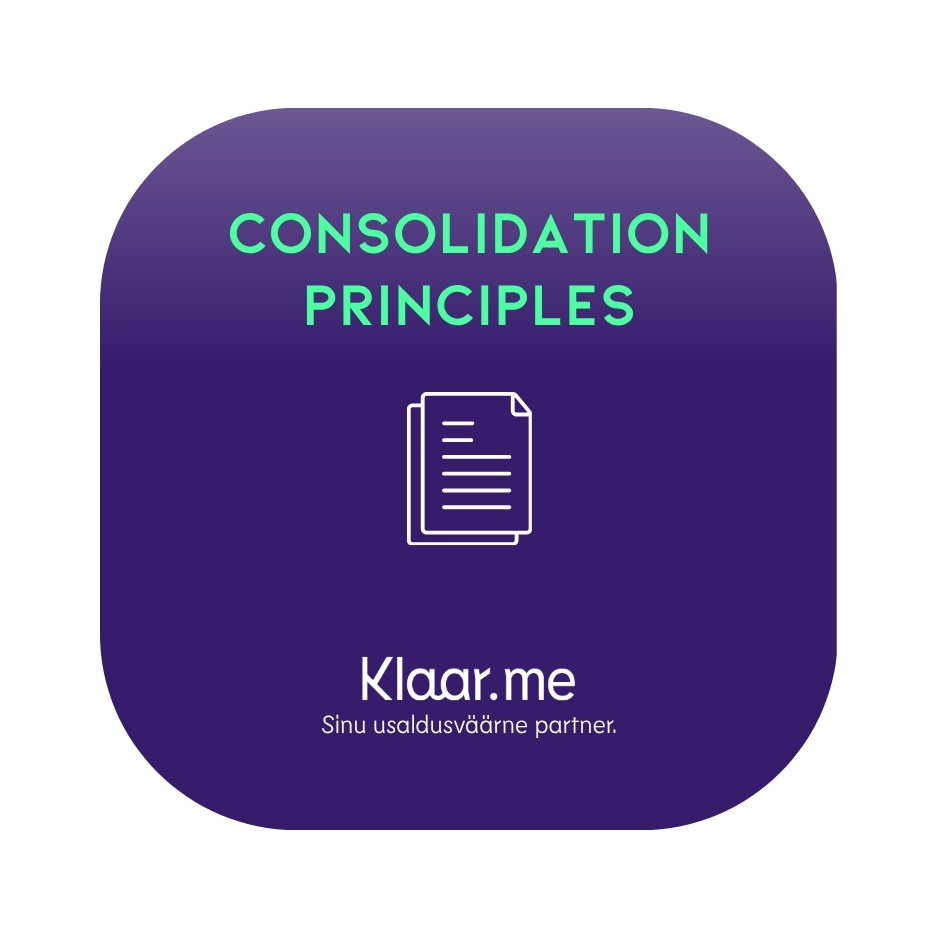 Consolidation principles