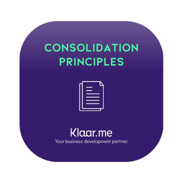 Consolidation principles